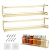 blueden 2 Pack Self Adhesive Wall Mounted Fridge Refrigerator Spice
