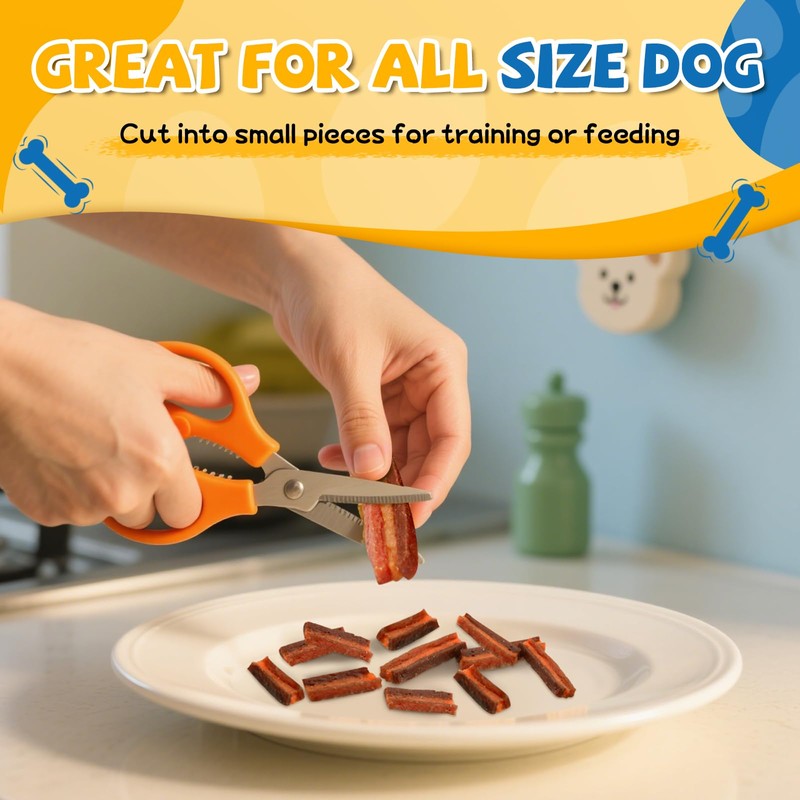 gazeupon Dog Jerky Treats,Triple Flavored Meat Strips for Dogs,Healthy Training