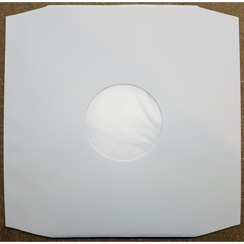 12" White Polylined Record Inner Sleeves x 20