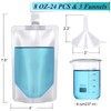 Plastic Flasks 24 PCS, 8 Oz Concealable and Reusable Drink