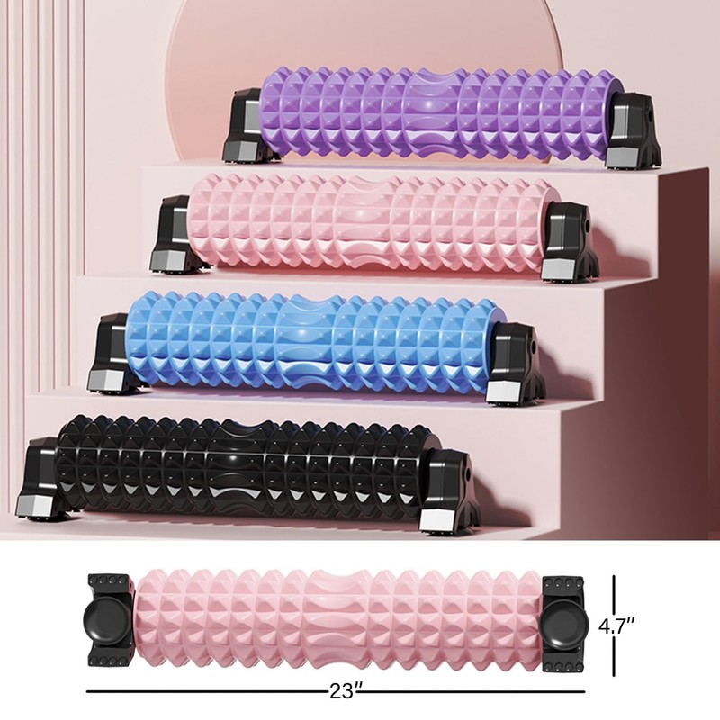 Portable Foam Roller with Suction Cup for Muscle Massage &