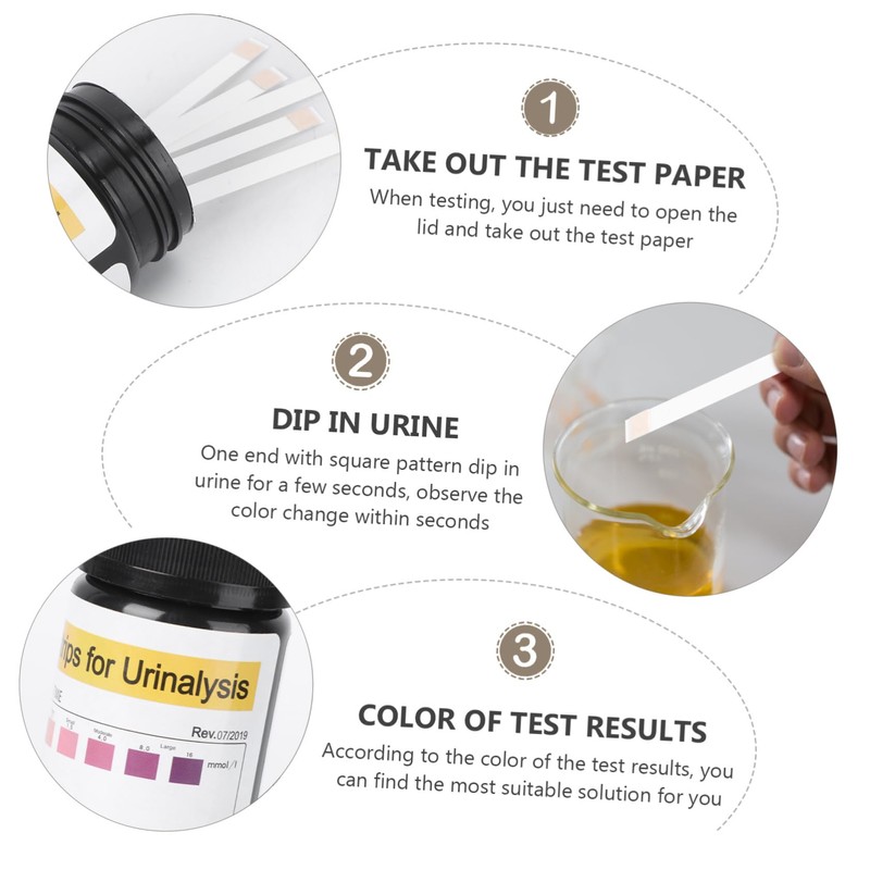 Healvian 2sets Ketone Test Strips Ph Testing Strips Urinary Reagent