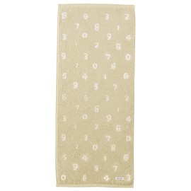 Marushin 6165012800 SOU SO-SU-U Face Towel, Light (Tan), 100% Cotton, Antibacterial and Odor Resistant