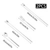 Pine & Linen 2 PCS Extendable Fork and Spoon,Expandable Forks