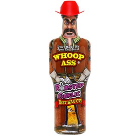 WHOOP ASS Cowboy Roasted Garlic Hot Sauce - 5 oz – Try if you dare! – Perfect Gourmet Gift for the Steak Sauce Fan