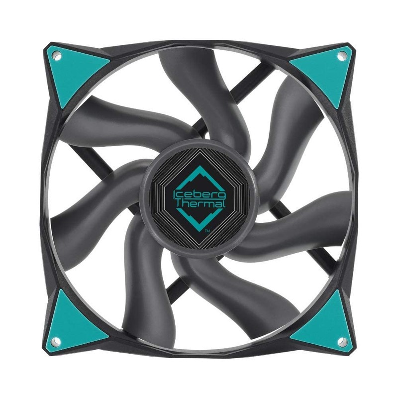 IceGALE 140mm PWM Ball Bearing High Performance Case Fan Black