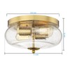 Darkaway Ceiling Light Fixtures Flush Mount Ceiling Light, Indoor Outdoor