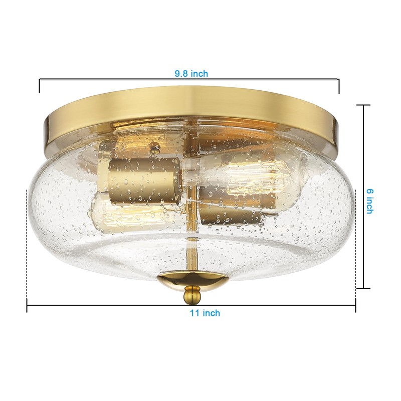 Darkaway Ceiling Light Fixtures Flush Mount Ceiling Light, Indoor Outdoor