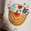 Papierdrachen Cushion Cover for Easter Decoration in Boho Style –