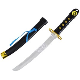 zonzxcv 2 Pcs Plastic Samurai Sword Katana Sword Toy Sword Prop Plastic Sword Katana Cosplay 16.5" (Style A)