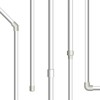 sourcing map 5Pcs Clear Elbow Fitting, 16mm/0.63" 2 Way Acrylic
