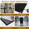 CebraBounze 4-Pack Garage Wall Protector, 14.9”x7.8” Self-Adhesive EVA Foam Bumpers,