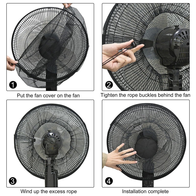 MECCANIXITY Fan Dust Cover, 400mm 16 Inch Washable Reusable Dustproof