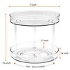 Amolliar 2 Tier 11 Inch Large Lazy Susan Rotating Turntable