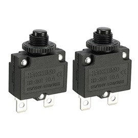 uxcell Air Compressor 10A ST-101E Overload Protection Circuit Breaker 2 Pcs