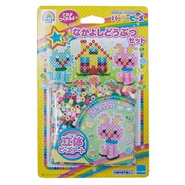 カワダ(Kawada) パーラービーズ 立体ビーズアート なかよしどうぶつセット 80-54319