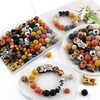 Kovict 100Pcs 12mm 15mm Dog Focal Silicone Beads for Keychain