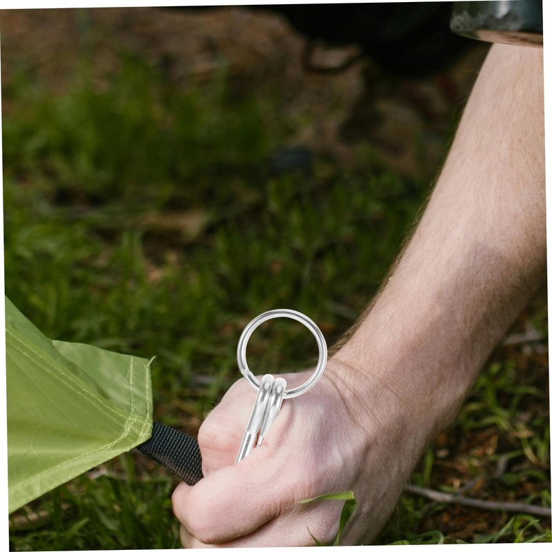 KOMBIUDA 10pcs Ground Anchor Heavy Duty Tent Pegs Camping Tent