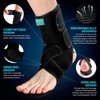 Welnove Adjustable Drop Foot Brace for Everyday Support – Stabilizes