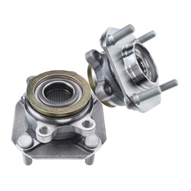MNMSYH Wheel Hub & Bearing Hub Y Rodamiento Front L & R Wheel Hub Bearing Assembly Non-ABS For Nissan For Sentra 2.0L 2007-2012 4Pc 40202-ET000 HA590276