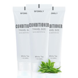 BFZMSLY 30 Pack Bulk Travel Size Conditioner, 1 fl oz White Tea Scent, Mini Hotel Conditioner for Guests, TSA Approved, Individual Tubes for Hotels, Airbnb, Vacation Rentals, Hospitality Toiletries