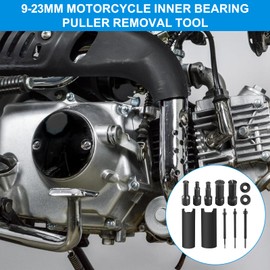 9-23 mm Motorcycle Inner Bearing Puller, Inner Bearing Puller with 5 Sizes Open Clips, Inner Puller Bearing Ball Bearing Puller for Removing Motorcycle Bicycle Machines Inner Bearings