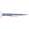 10 Pieces Triangle Screwdriver Bits 1/4 Inch Shank 65 mm