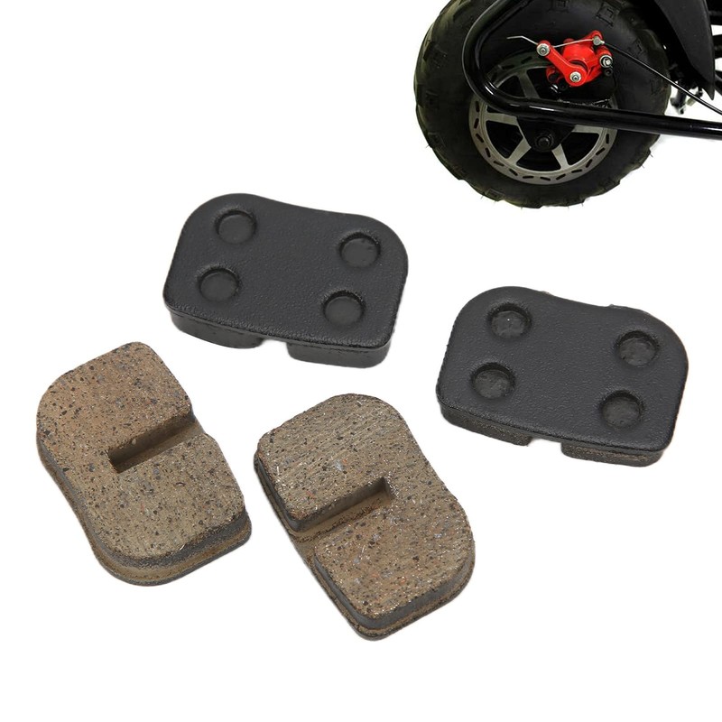 Disc Brake Shoes, Ceramic 4pcs Set Replacement Rear Disc Brake