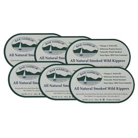 Bar Harbor Wild Smoked Kippers, 6.7 oz. (Pack of 6)