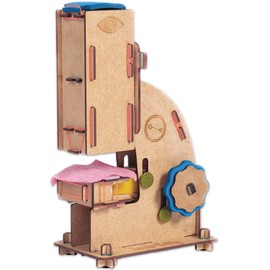 Smartivity 3D Puzzle, Microscope for Observing Familiar Observations, Educational Toy for 8 Years and Up, Japanese Instruction Manual (English Language Not Guaranteed) STEAM DIY Craft Kit, Elementary School Students, Lower Grades