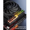 upHere H45K6 Low Profile CPU Air Cooler - 45mm Height,