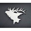 Elk head Stainless Metal Car Truck Motorcycle Badge Emblem