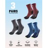Compression Crew Running Socks: Athletic Socks for Men Women with