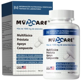 Mvpcare Prostate Health Suplemento Prostata Saw Palmetto Mezcla Licopeno Extracto Semilla Uva Hierbas Veganas Cápsulas