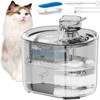 GALASALA Fuente de Agua para Gato, 2.2 L Bebedero para