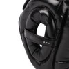 Boxing Headgear Black Head Guard Large Full Coverage PU Shock
