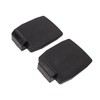 2pcs Wheelchair Footplate Plastic Ergonomic Wheelchair Footrest Pedal Replacement Accessory