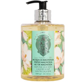 La Florentina Liquid Soap, Fresh Magnolia Body Soap, 16.9 fl oz (500 ml) (x 1)