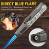 Refillable Butane Torch Lighter - Super Long Flame, Windproof, Adjustable
