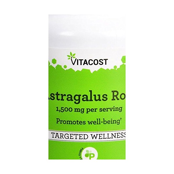 Vitacost Astragalus Root -- 1500 mg per serving- 100 Capsules