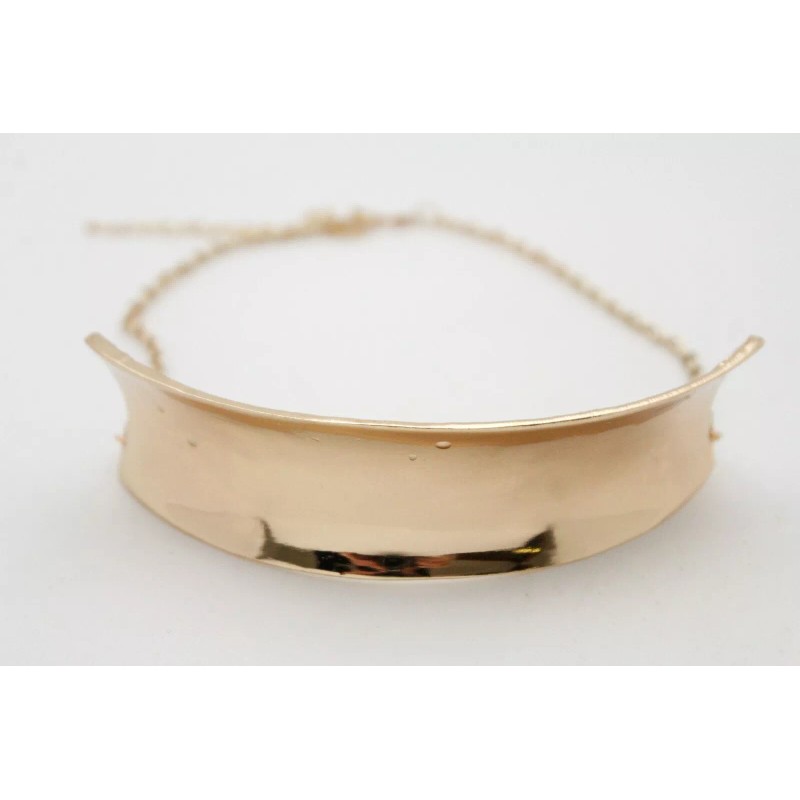 Unbranded Women Shiny Gold Metal Plate Dress Outfit Party Time