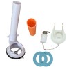 NUFLUSH Flush Valve Assembly, 1 Piece 2.5 inch Toilet with