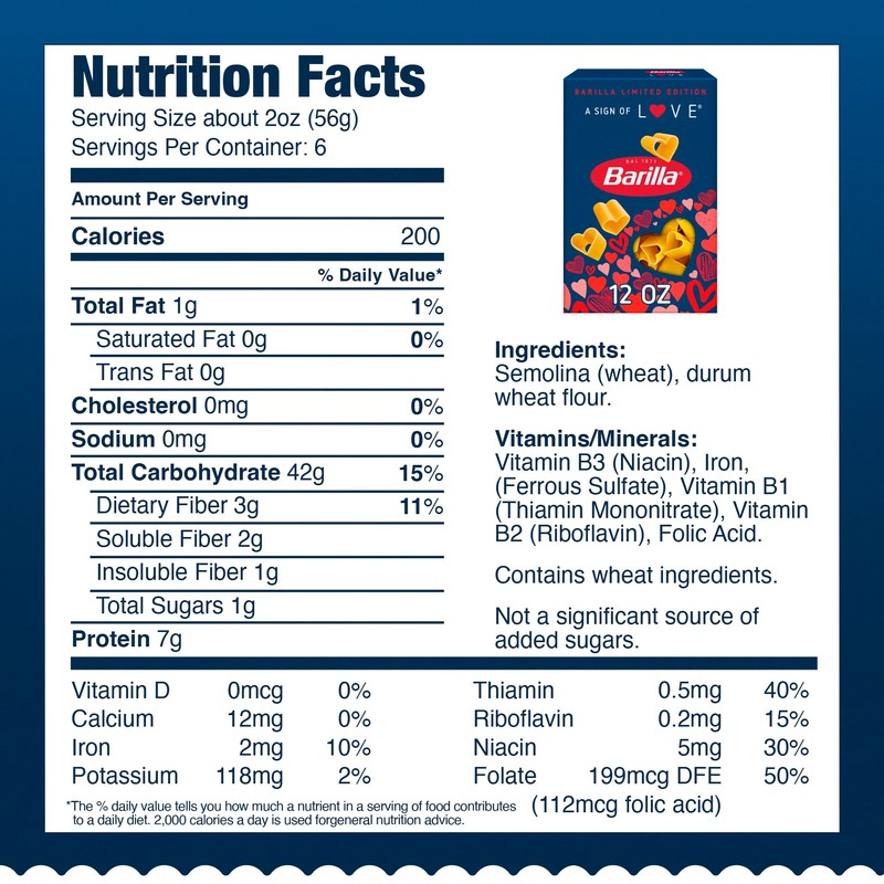Barilla Limited Edition A Sign of Love Pasta, 12 oz.