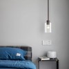 KLSS Oil Rubbed Bronze Pendant Lights Kitchen Island - Clear