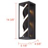 Canarm ZORA LED Outdoor Wall Light – Modern Luxury Design,