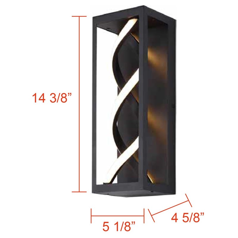 Canarm ZORA LED Outdoor Wall Light – Modern Luxury Design,