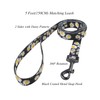 Olahibi Dog Collar and Leash Set, Cute Pink Daisy Pattern,
