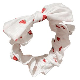 FOMIYES Elastic Women's Headband Strawberry Design Face Wash Band Girls Headband for Makeup Beauty