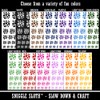 Random Spots Temporary Tattoo Water Resistant Fake Body Art Set
