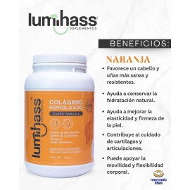 Colágeno Lumihass Sabor Naranja | Glucosamina | + Detox